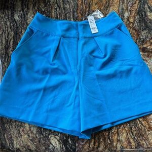 High Waist Pleated Shorts - New York & Co. - Small